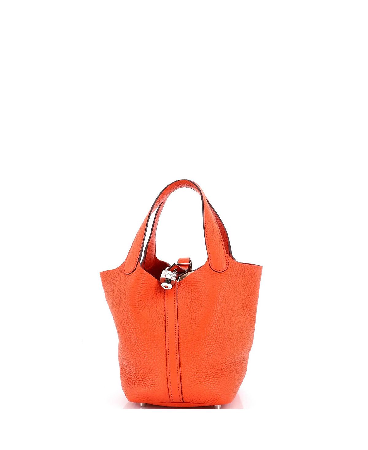 Pre-Owned HERMES Pm Picotin Lock Bag Clemence