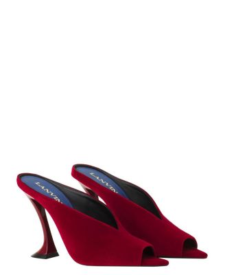 Women's Midnight Step Mule in Velvet