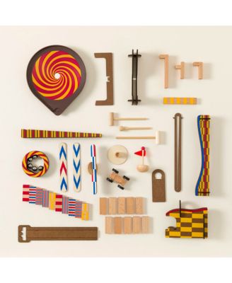 Race Car Chain Reaction Construction Set by Djeco - Ages 8+