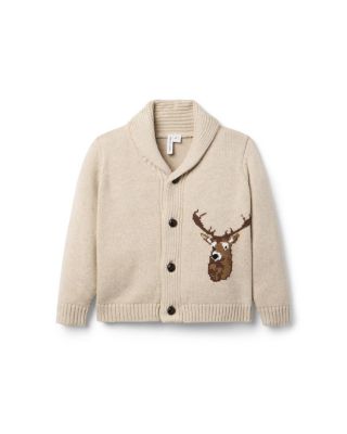 Unisex Deer Shawl Cardigan