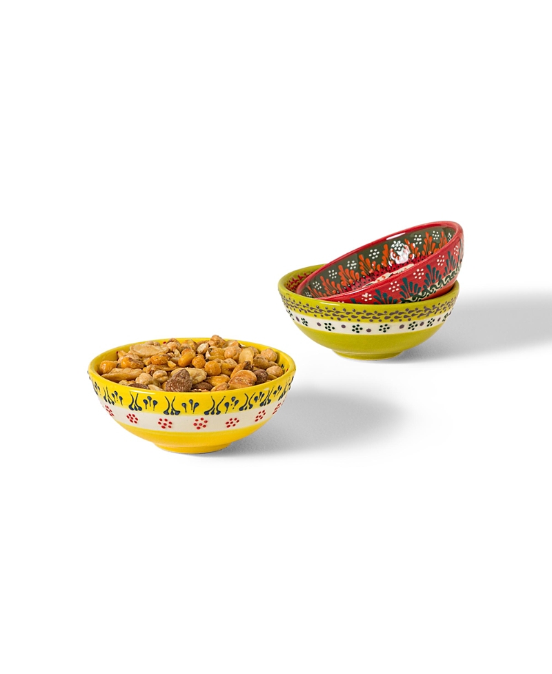 Uncommon Goods Garden Mezze Snack Bowls - Set Of 3 By Natto In Multi