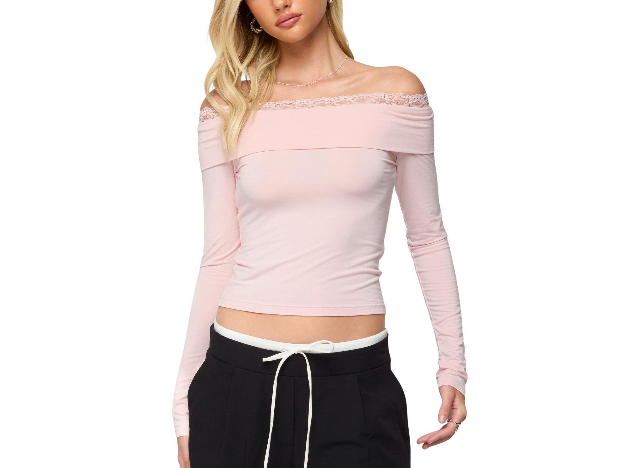 Janus Lacey Fold Over Top - Image 1