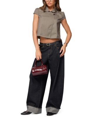  Haislee Plaid Tailored Shirt