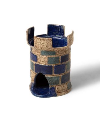 Handmade Dice Tower by a Girl and Her Puppy Pottery Studio - For 11+ Ages