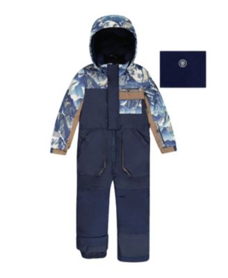  One-Piece Mountains Play Snowsuit - Little Kid