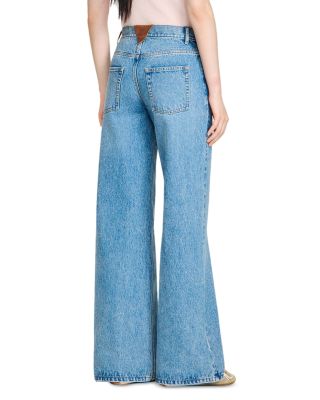 Samuel High Rise Wide Leg Jeans in Blue Jean