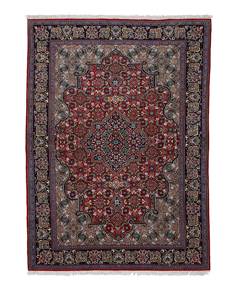 Bloomingdale's Persian Kashan Silk Area Rug 4' 5 x 7' 6