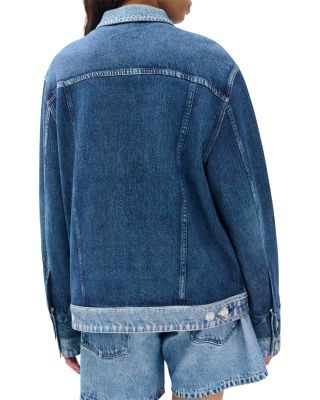 Miramar Combo Terry Oversized Trucker Jacket