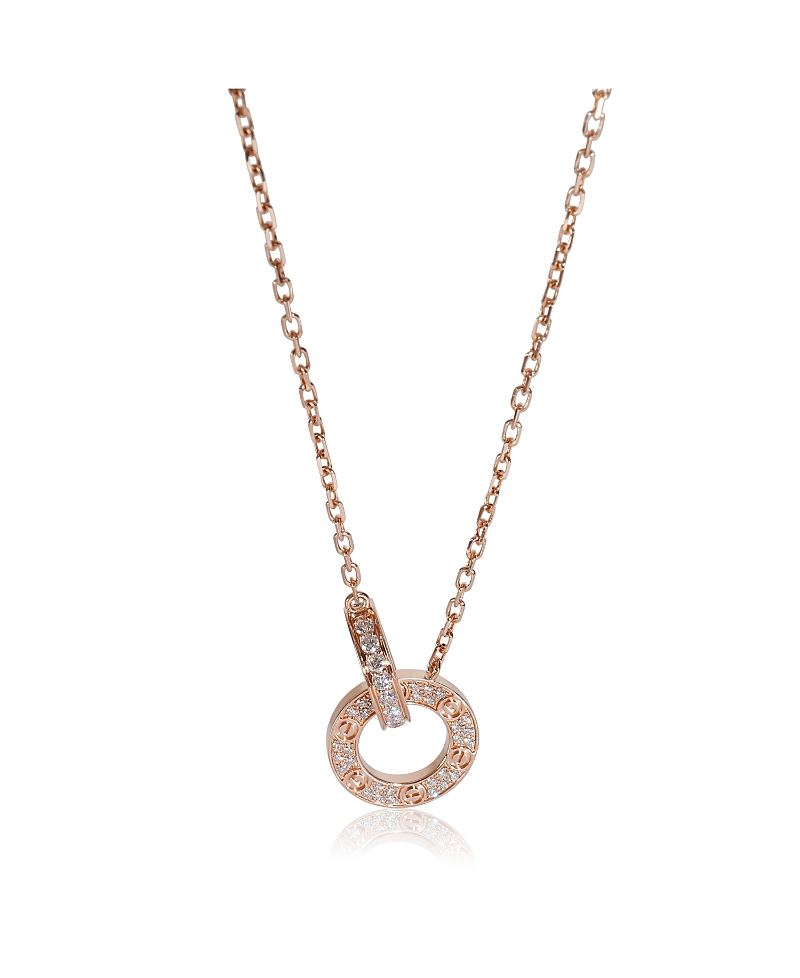 Pre-Owned Cartier Love 18k Rose Gold Pendant