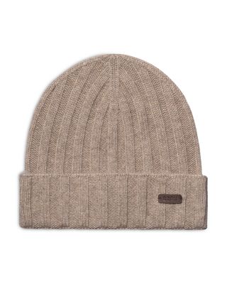 Rib Kint Cashmere Beanie