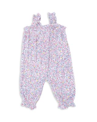 Girls' Elizabeth's Garden Ruffled Strap Overall - Baby