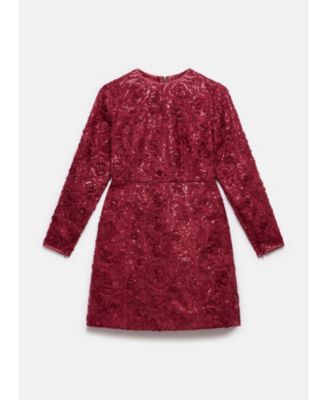  Women's Sequin Lace Mini Dress