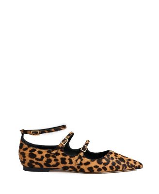  Women's Calf Hair Francine Flat