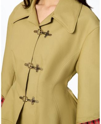  Buckle Front Fitted Jacket