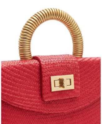  The Gracie Woven Buntal Straw Clutch Bag