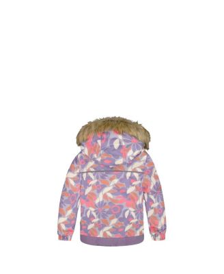  Girls' Two-Piece Discover Snowsuit with Flower Printed Jacket - Little Kid, Big Kid