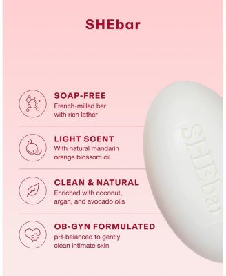  SHEbar Intimate Cleansing Bar, 4 Pack