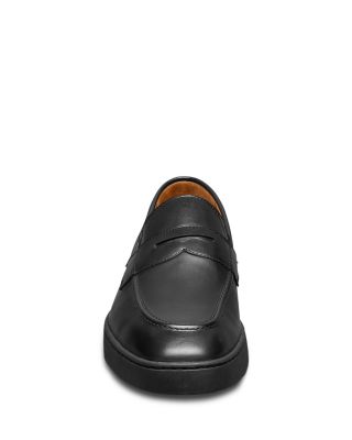 Men's Randolph Black Leather Loafers