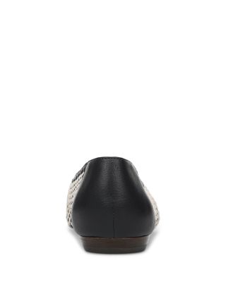 Women's Bancroft Woven Leather Ballet Flats 