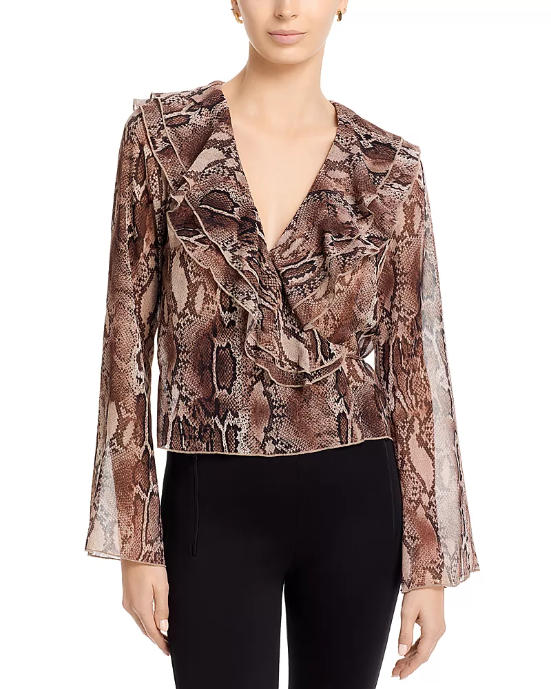 Wayf Sylvia Wrap Top