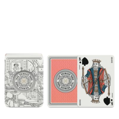 Dolphin Blue & Coral Red Playing Cards, Set of 2