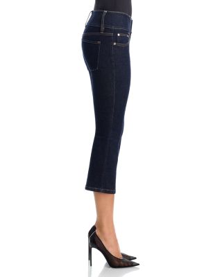 Kai Low Rise Capri Jeans in Dark Rinse