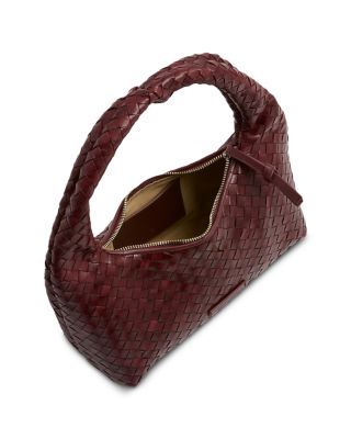 Mercer Woven Leather Shoulder Bag