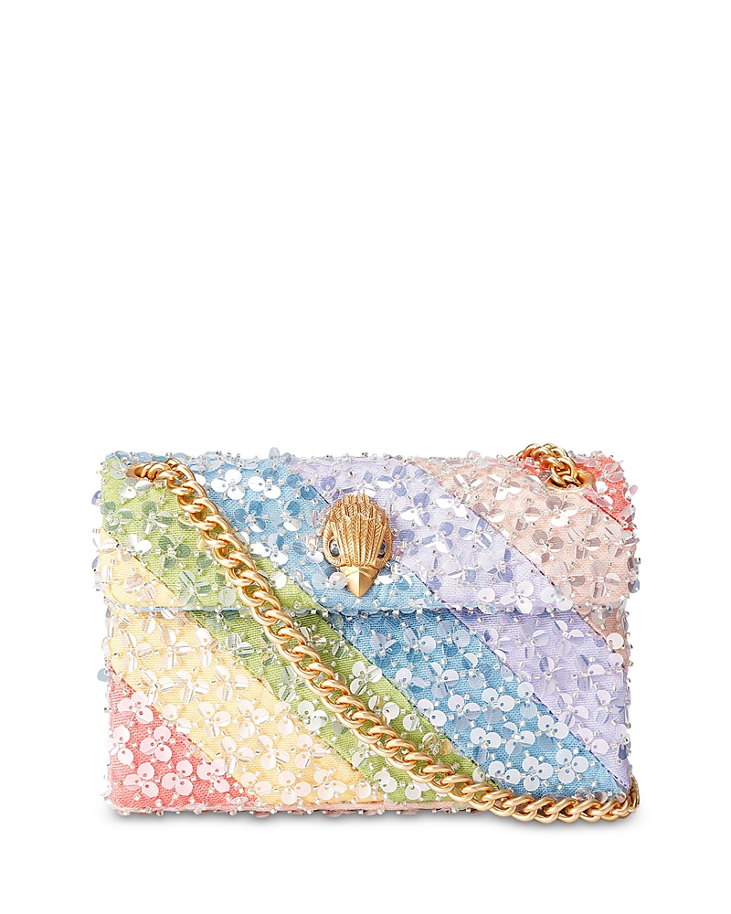 Kurt Geiger London Kensington Rainbow Sequin Bead Convertible Crossbody