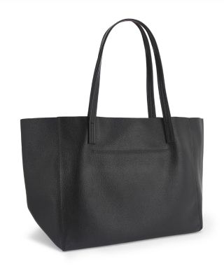 Violet Large Leather Shopper Tote