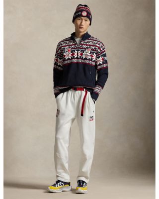 Team USA Wool Quarter Zip Sweater