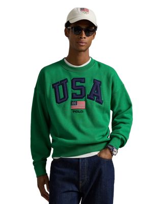 Unisex Vintage Fit Flag Fleece Sweatshirt
