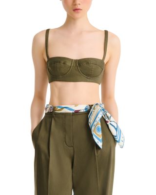 For&ecirc;t Parisan Surf Club Print Silk Scarf