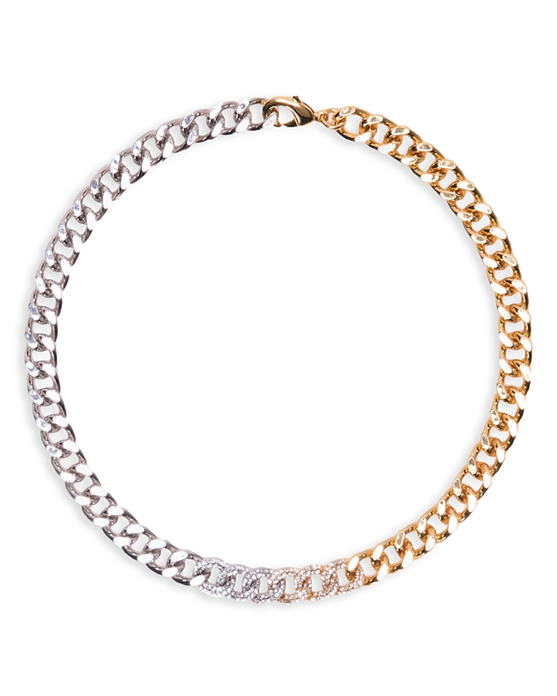 Maje Rhinestone Collar Necklace, 17.7