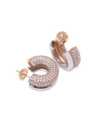 Rhinestone Hoop Earrings