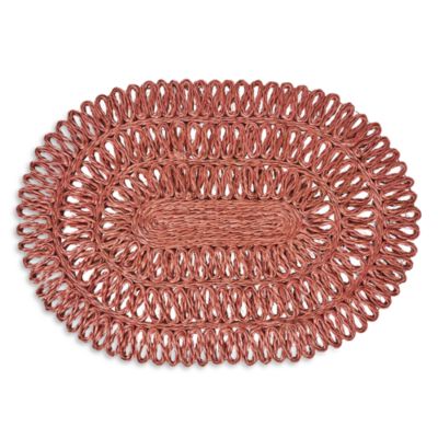 Juliska Straw Loop Oval Placemat