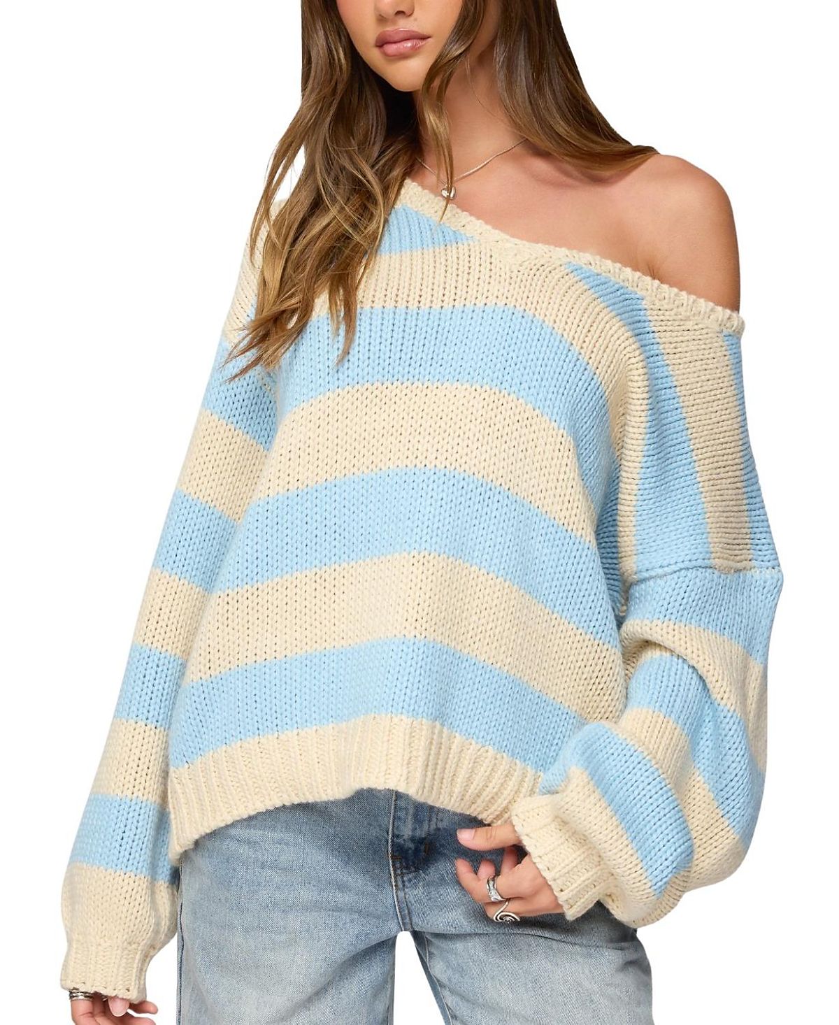 Edikted Tracie Striped Over