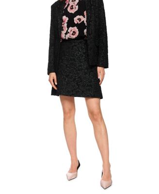 Short Skirt with Floral Pattern