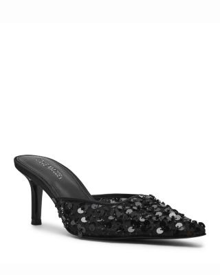 Women&#39;s Alexi Sequin Mesh Mules