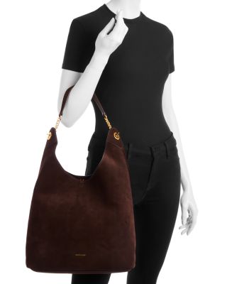 Jour Suede Shoulder Bag