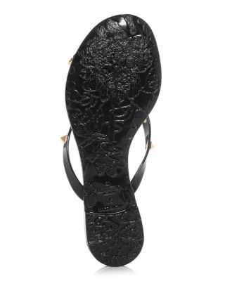 Women's Rockstud Bow Thong Sandals