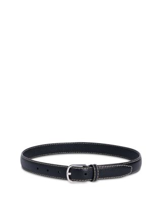 Women's Slim Leather Belt