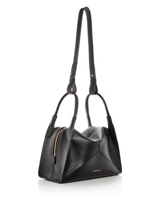 Victoria Pli&eacute; Medium Leather Top Handle Bag