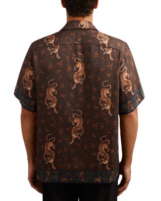 Empire Short Sleeve Printed Cuban Shirt