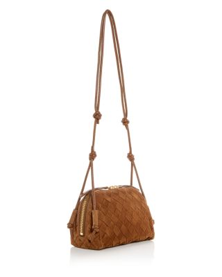 Concert Pouch Intrecciato Leather Suede Bag