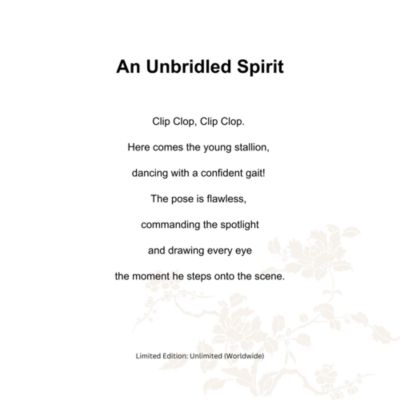 Ruyi's Twelve Blessings An Unbridled Spirit Crystal Glass Sculpture