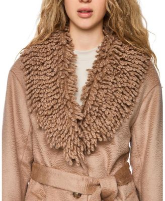 Coat with Statement Collar