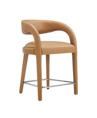 Pinnacle Faux Leather Counter Stool, Set of 2