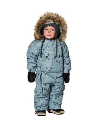 Boys' One-Piece Play Snowsuit Designed for Car Seat Animal - Baby, Little Kid