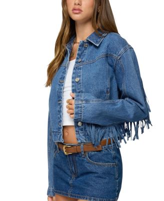Maurice Fringed Denim Jacket