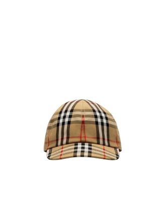 Unisex Check Cotton Baseball Cap